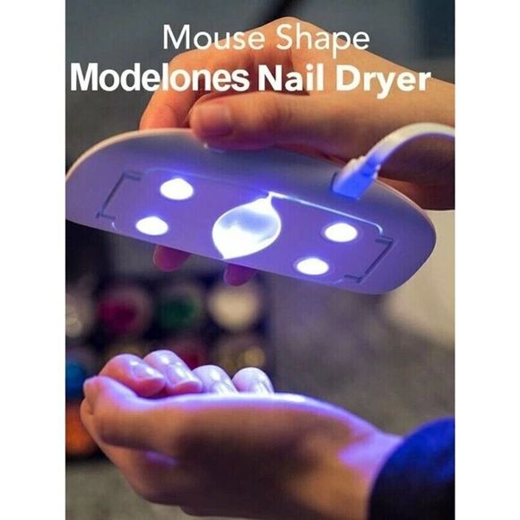 MINI Nail Polish Drying Machine LED With USB Cable Small Size - Picture 2 of 6